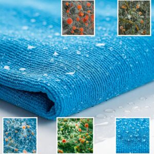 Cooling towel displayed with safety guidelines or a warning icon, addressing concerns about the safe and proper use of these products.