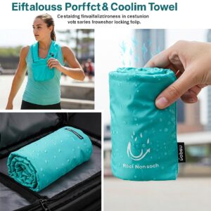 The perfect cooling towel, easy to take anywhere for on-the-go cooling.