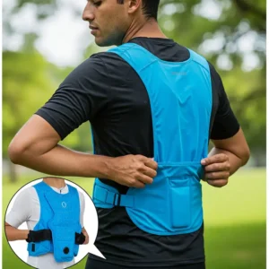 Various styles and color options available for a comfortable and effective bike cooling vest.